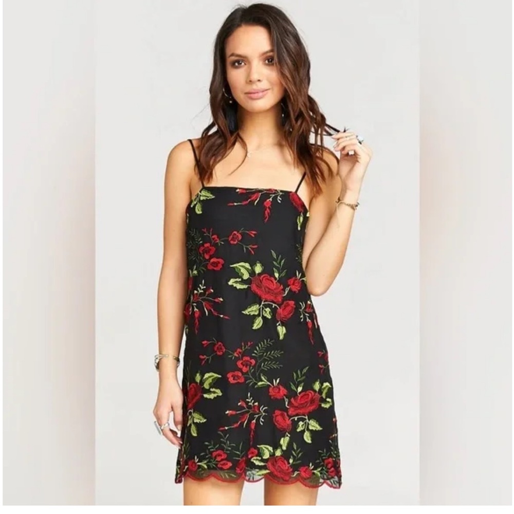 Show Me Your MuMu Spanish Rose Embroidery Dress